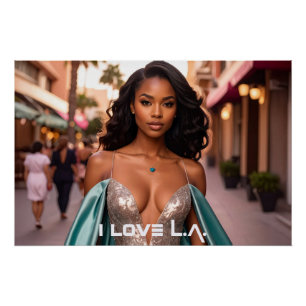 PÔSTER LOS ANGELES - EU AMO L.A.