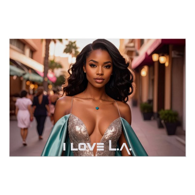 PÔSTER LOS ANGELES - EU AMO L.A. (Frente)