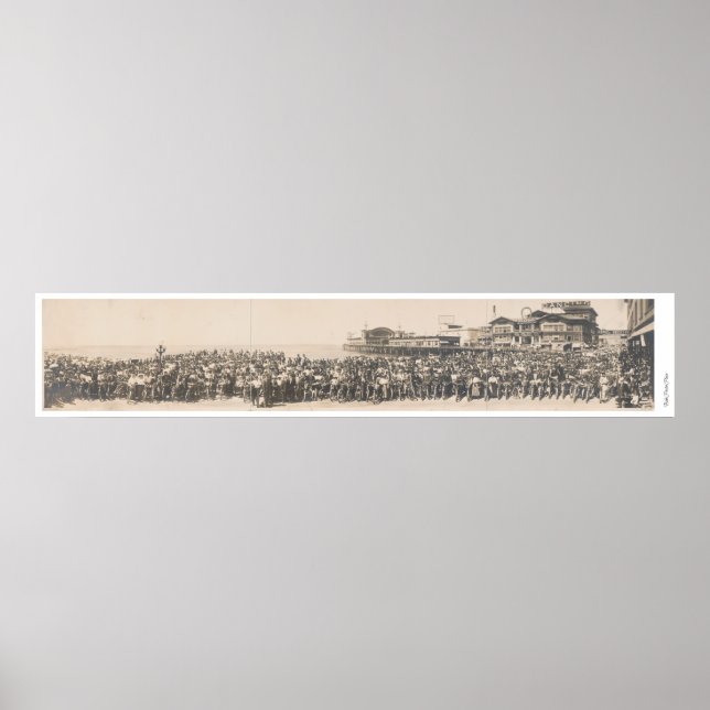 Poster Los Angeles Motorcycle Club em Veneza, Califórnia (Frente)