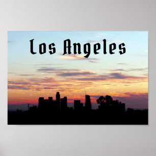 Poster Los Angeles - personalizável