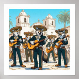 Poster Los Coyotes Mariachi 