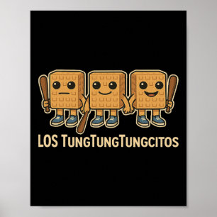 Poster Los Tungtungtungcitos Italian Brainrot Tung Sahur