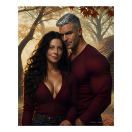 Pôster Lost in The Amber Glow of Autumn