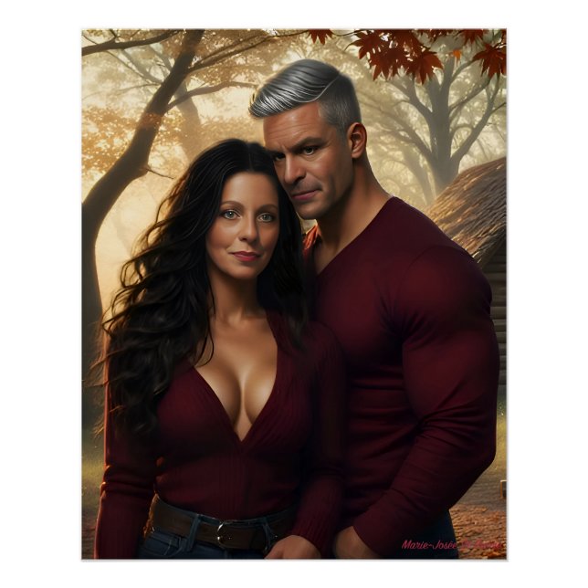 Pôster Lost in The Amber Glow of Autumn (Frente)