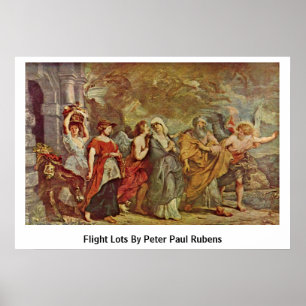 Pôster Lotes do vôo por Peter Paul Rubens