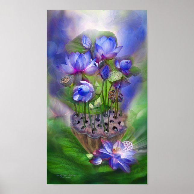 Pôster Lotos de cicatrização - Poster/Impressão (Frente)