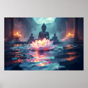POSTER LÓTUS - BUDISMO ZEN