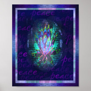 Poster Lotus da paz