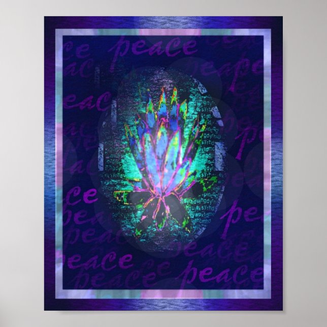 Poster Lotus da paz (Frente)