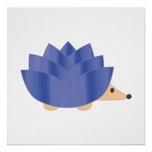 Pôster Lotus Flower Hedgehog