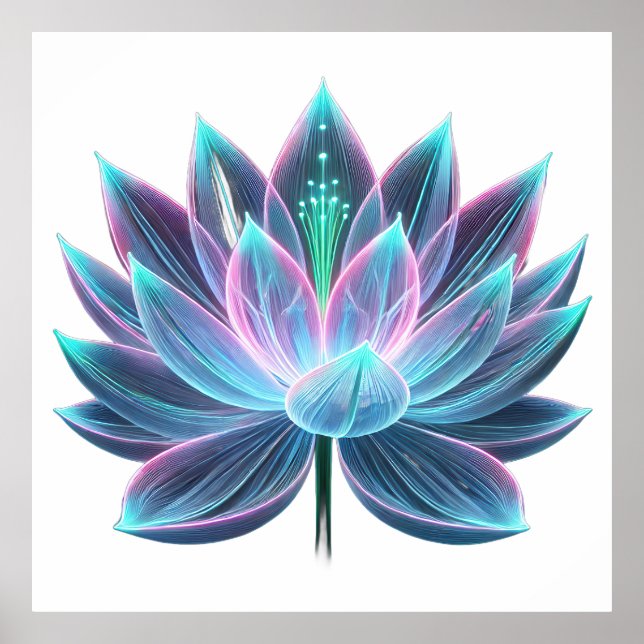 Poster Lotus Luminoso (Frente)