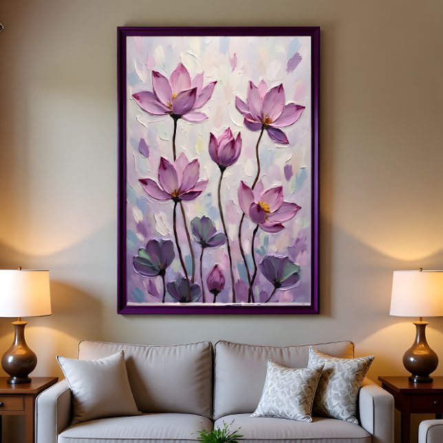 Pôster Lotus – Oil Painting (Criador carregado)