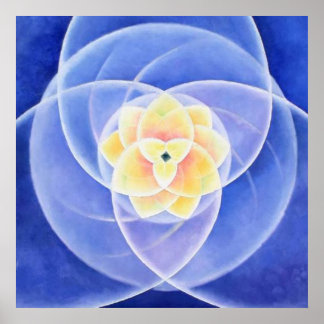 Pôster Lotus por Lynda Vugler