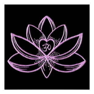 Pôster Lótus Rosa