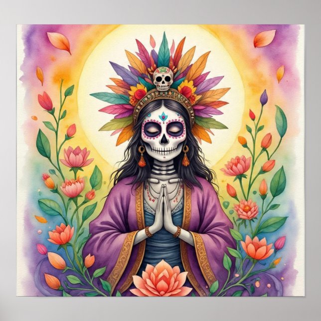 Poster LotusDiaDosMortos (Frente)