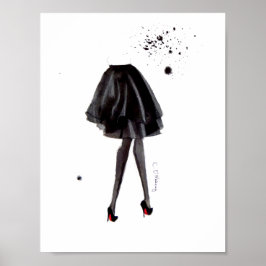 Poster Louboutins em tinta