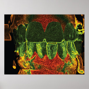 Poster louco do Orthodontist do dentista da