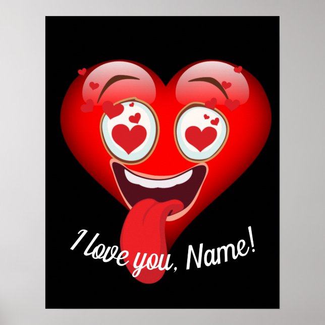 Poster Louco no Amor (Frente)