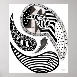 Pôster Louco Paisleys