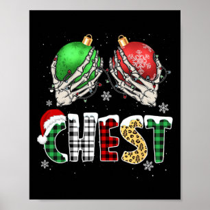 Poster Loucos de Natal Castanhas Casais Xmas Matchin