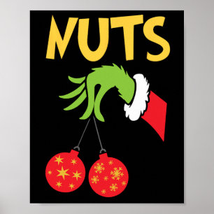 Poster Loucos do tórax que combinam castanhas divertidas