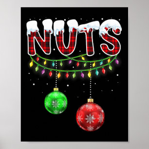 Poster Loucos do tórax que combinam castanhas divertidas