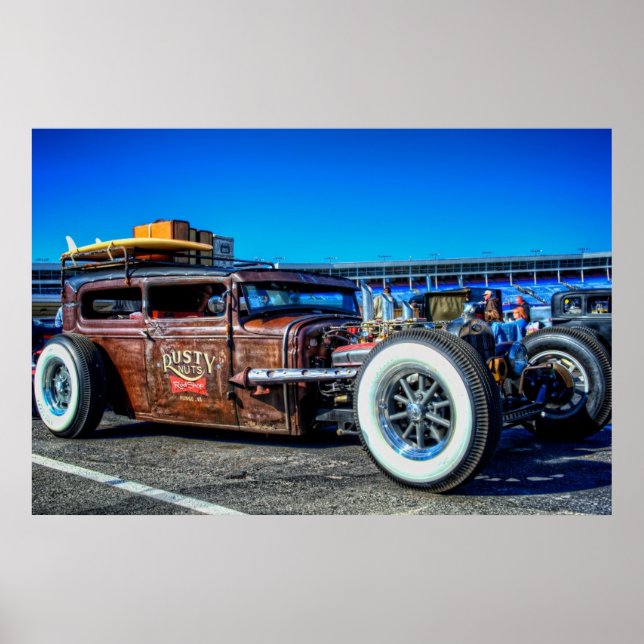 Poster Loucos enferrujados Rat Rod (Frente)