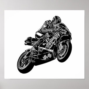 Poster Loucura de moto