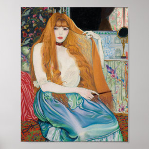 Poster Louis Anquetin - Mulher em seu banheiro