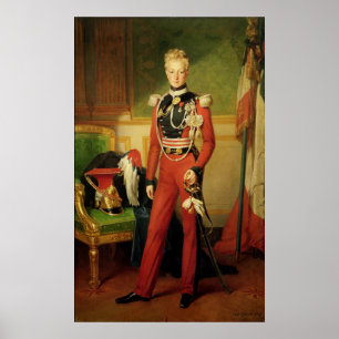 Pôster Louis-Charles-Philippe do duque de Orleans de