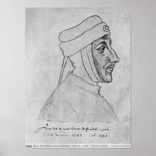 Poster Louis II de Flanders
