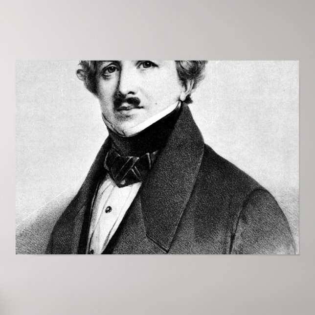 Poster Louis Jacques Mande Daguerre (Frente)