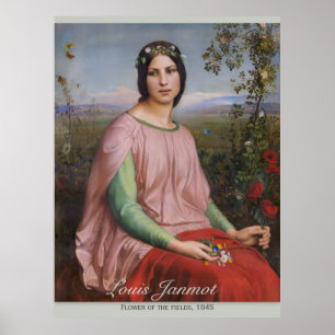 Poster Louis Janmot Flower dos campos CC0913 Large
