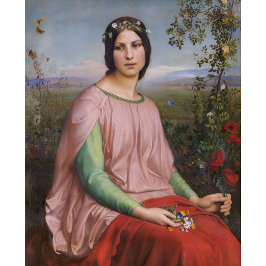 Poster Louis Janmot Flower of the fields CC0915 Large