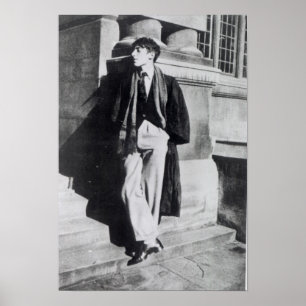 Pôster Louis MacNeice durante seu tempo em Oxford