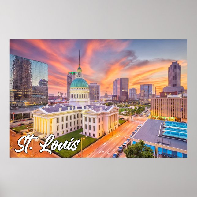 Poster Louis, Missouri, EUA (Frente)