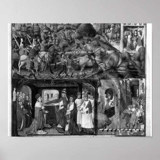 Pôster Louis Saindo para a cruzada (Frente)