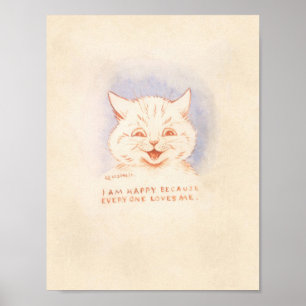 Poster Louis Wain - Estou Feliz Porque Todos Me Ama