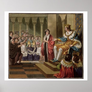 Pôster Louis XII (1462-1515) declarou o pai do Peopl
