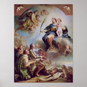 Pôster Louis XIII que dedicam a igreja