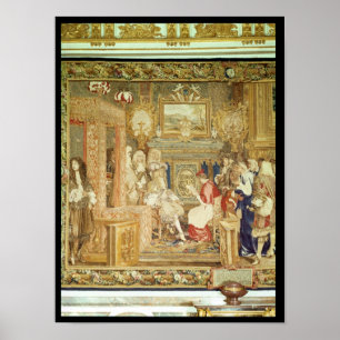 Pôster Louis XIV que recebem o Legate papal
