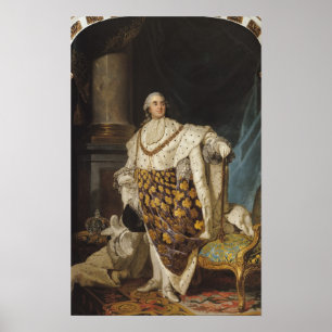 Pôster Louis XVI em vestes da coroação, depois de 1774