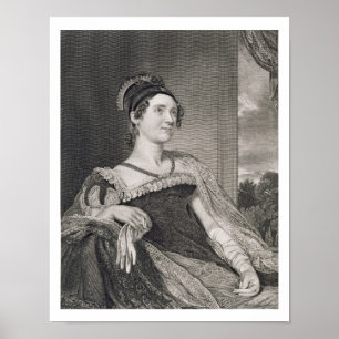 Pôster Louisa Catherine Adams (1775-1852) gravado por G.F