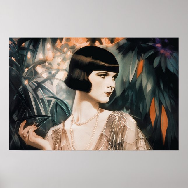 Poster Louise Brooks em 1920 de Miami (Frente)