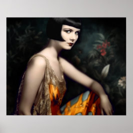 Poster Louise Brooks em Miami, nos anos 20