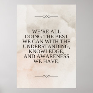Poster Louise Hay Cote - O Melhor Que Podemos