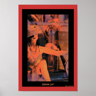 Pôster Louisiana Lady
