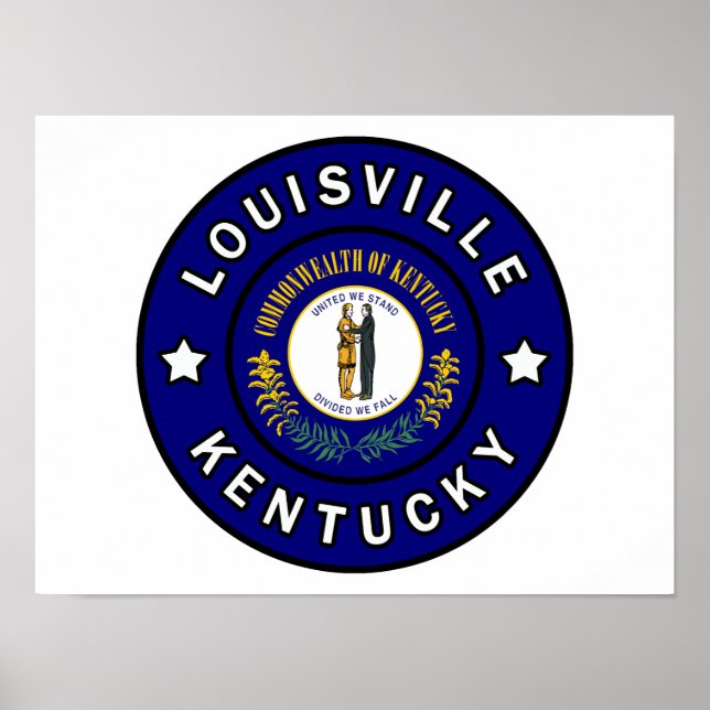 Poster Louisville Kentucky (Frente)