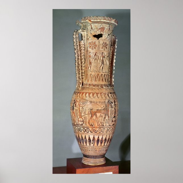 Poster Loutrophoros depicting a sphinx (Frente)