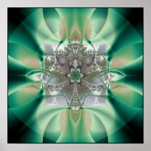 Pôster louva-a-deus praying: modelo etheric